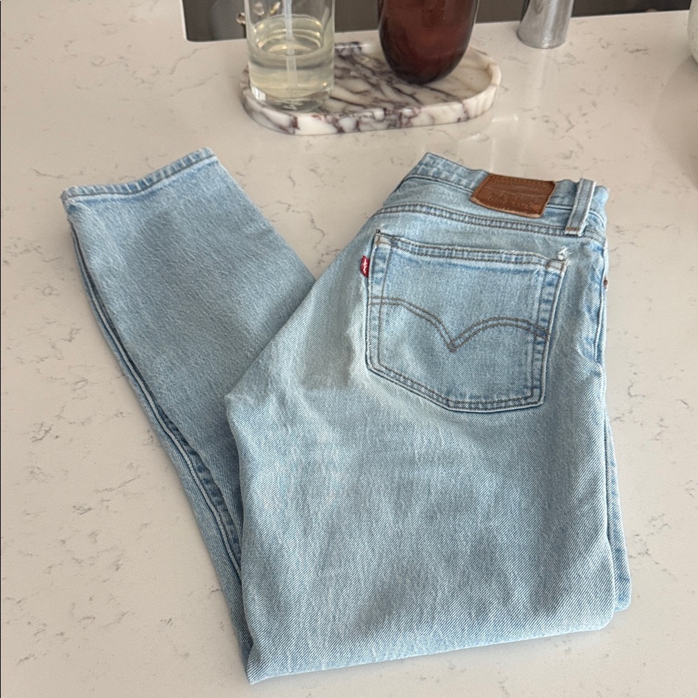 Vintage Levi's Light Blue Straight Leg Jeans